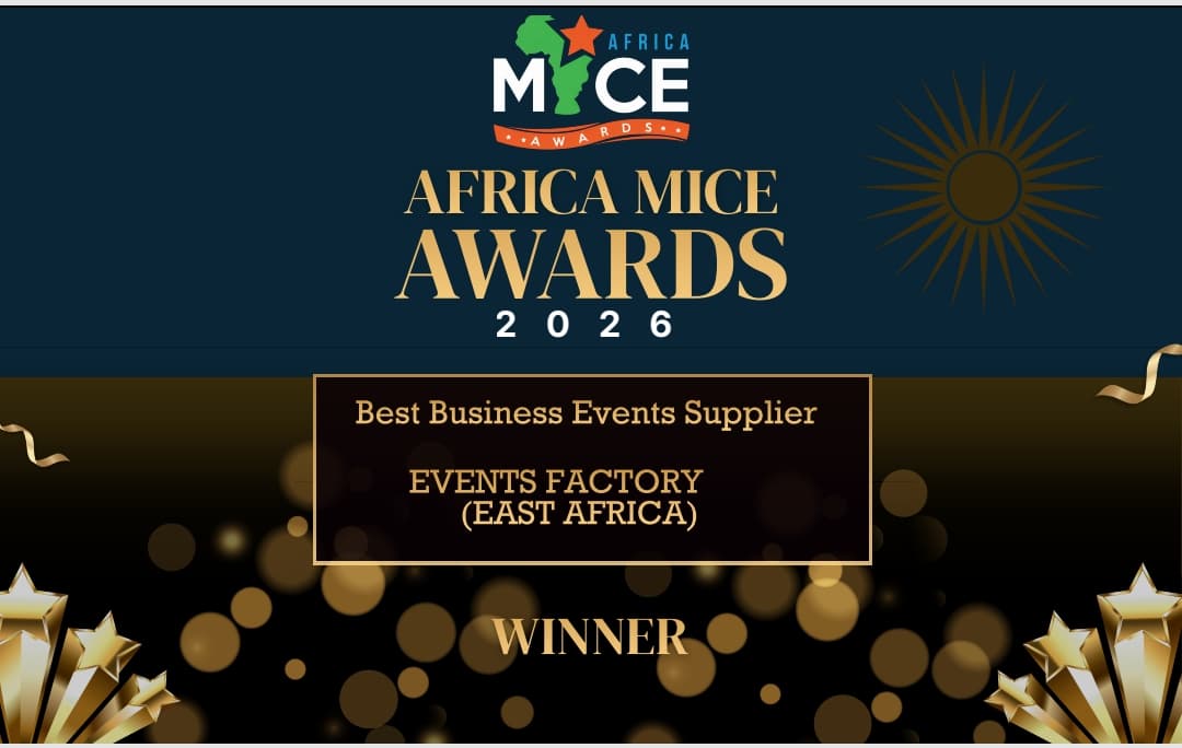 Africa MICE Awards 2026 winner, Best Business Events Supplier (East Africa)
