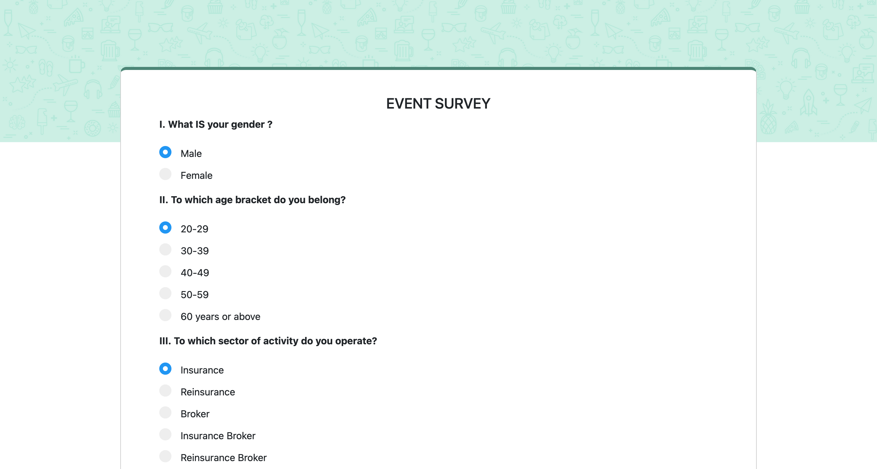 Get valuable feedback before, during & post-event